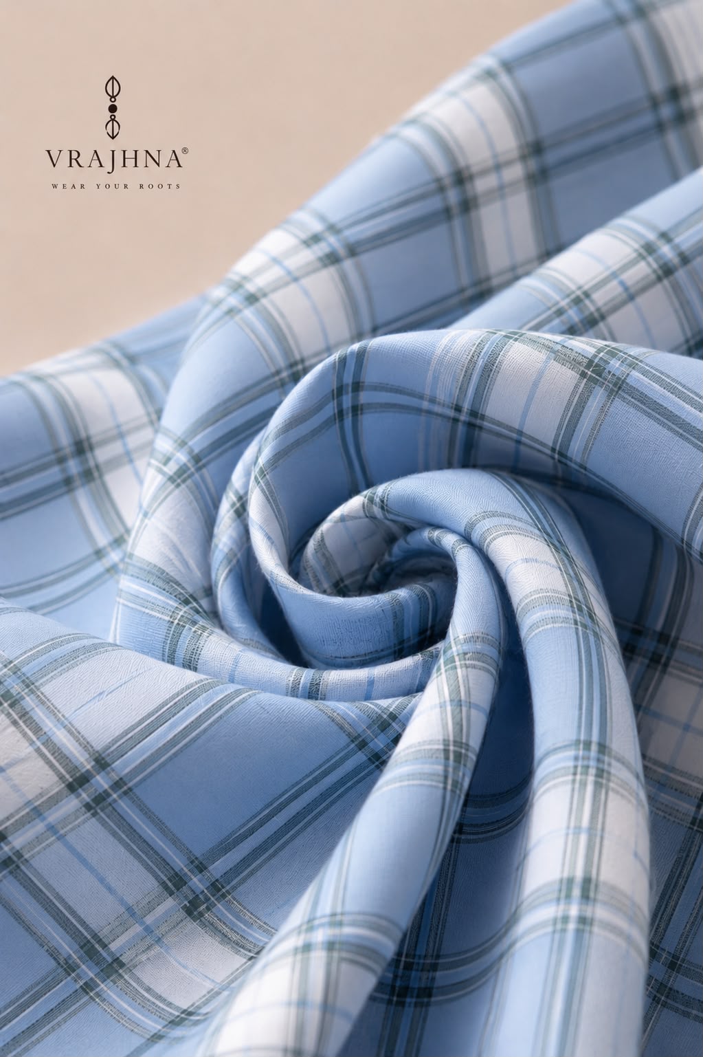 Azure Heritage Shirt fabric detail